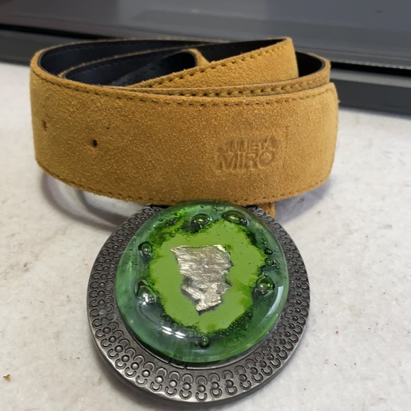 Vintage Julieta Miro brown suede belt - Picture 15 of 16